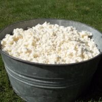 shredded natural latex fill bucket