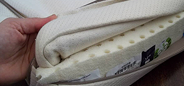 expandable GOTS organic cotton knit ticking open