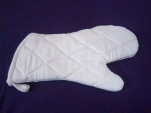 organic oven mitt, wool